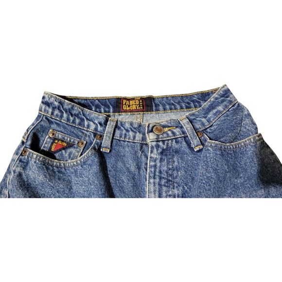 Vintage Y2K Retro 90s Faded Glory High Waist Mom Jeans Size 8 – 100% Cotton - Picture 12 of 13
